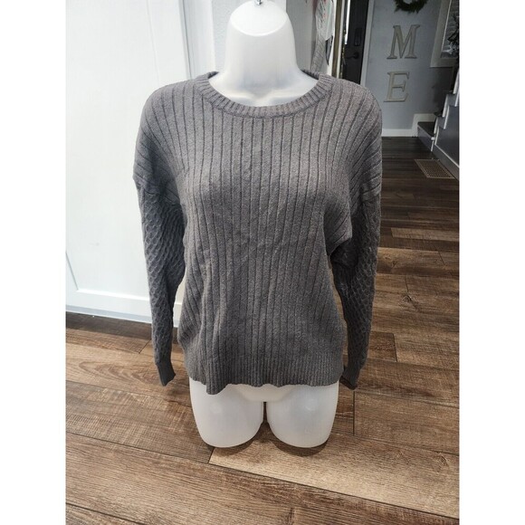 Evolution By Cyrus Women's Sweater Gray Medium - Picture 1 of 5